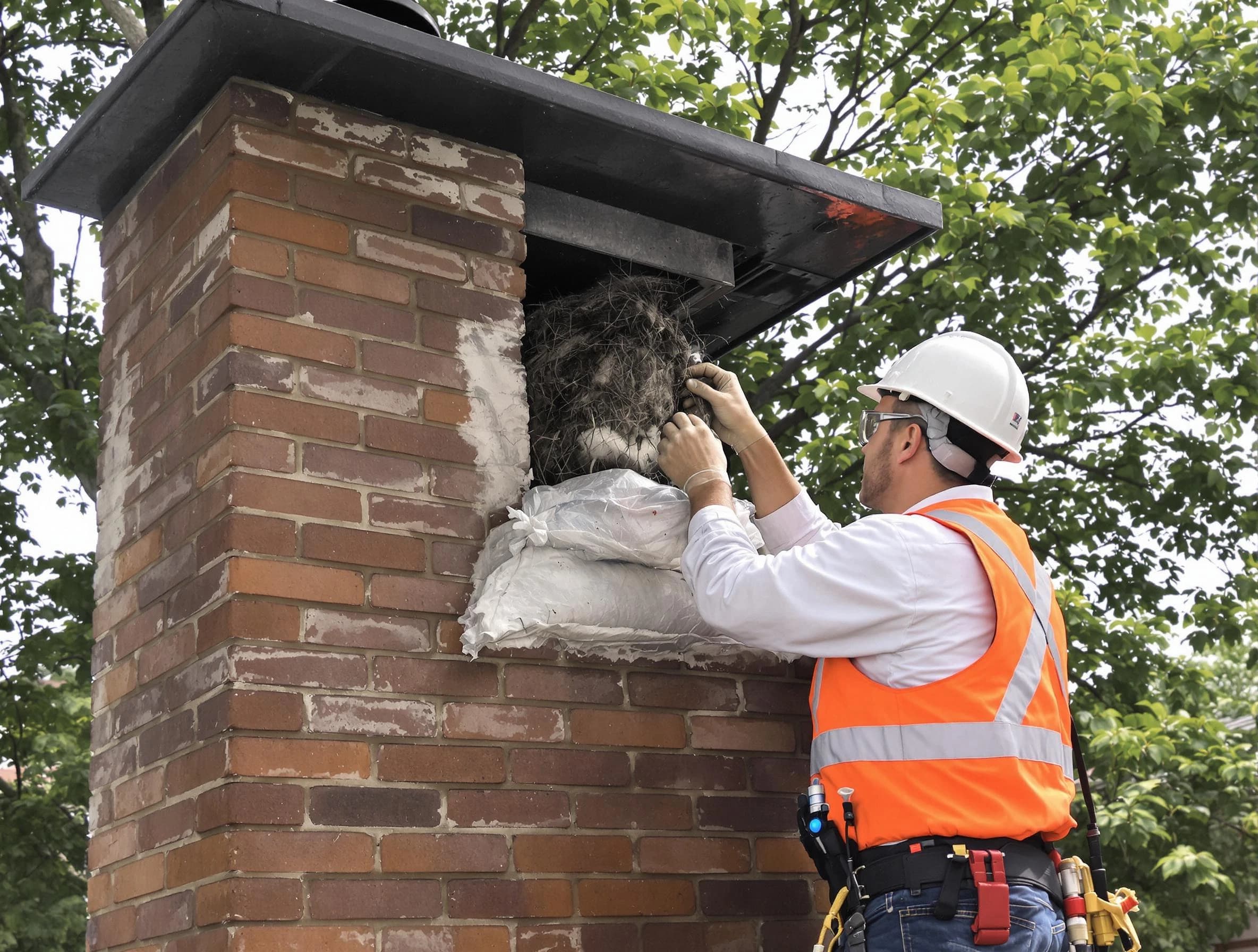 Humane removal of debris and animals by Adamsville Chimney Sweep in Adamsville, AL