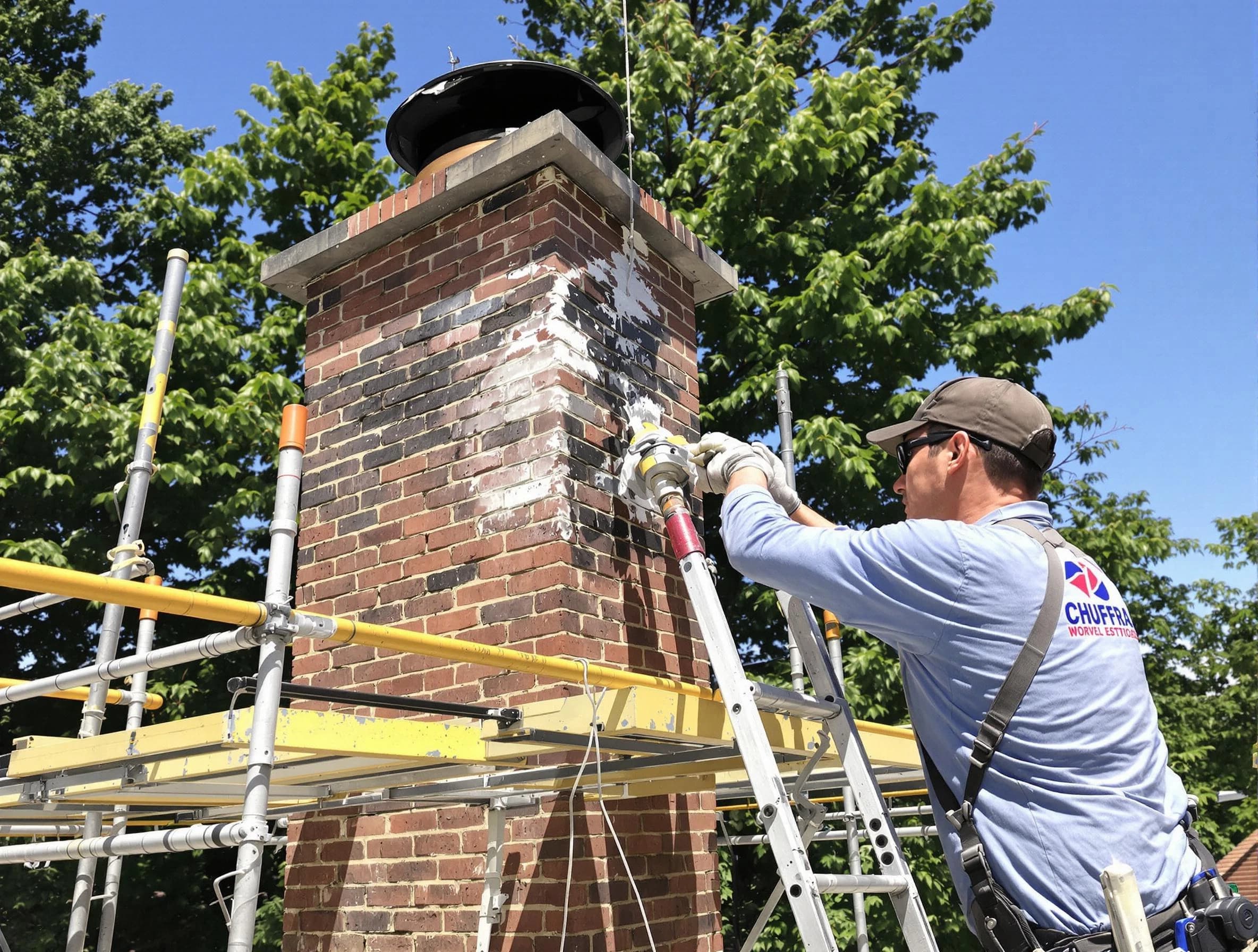Structural chimney repair by Adamsville Chimney Sweep in Adamsville, AL