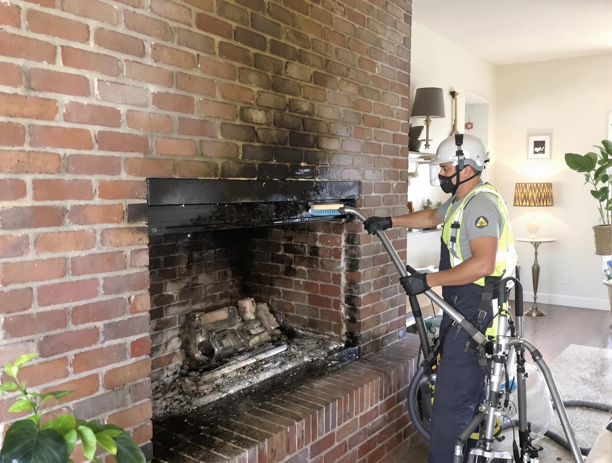 Adamsville Chimney Sweep providing fireplace cleaning services in Adamsville, AL