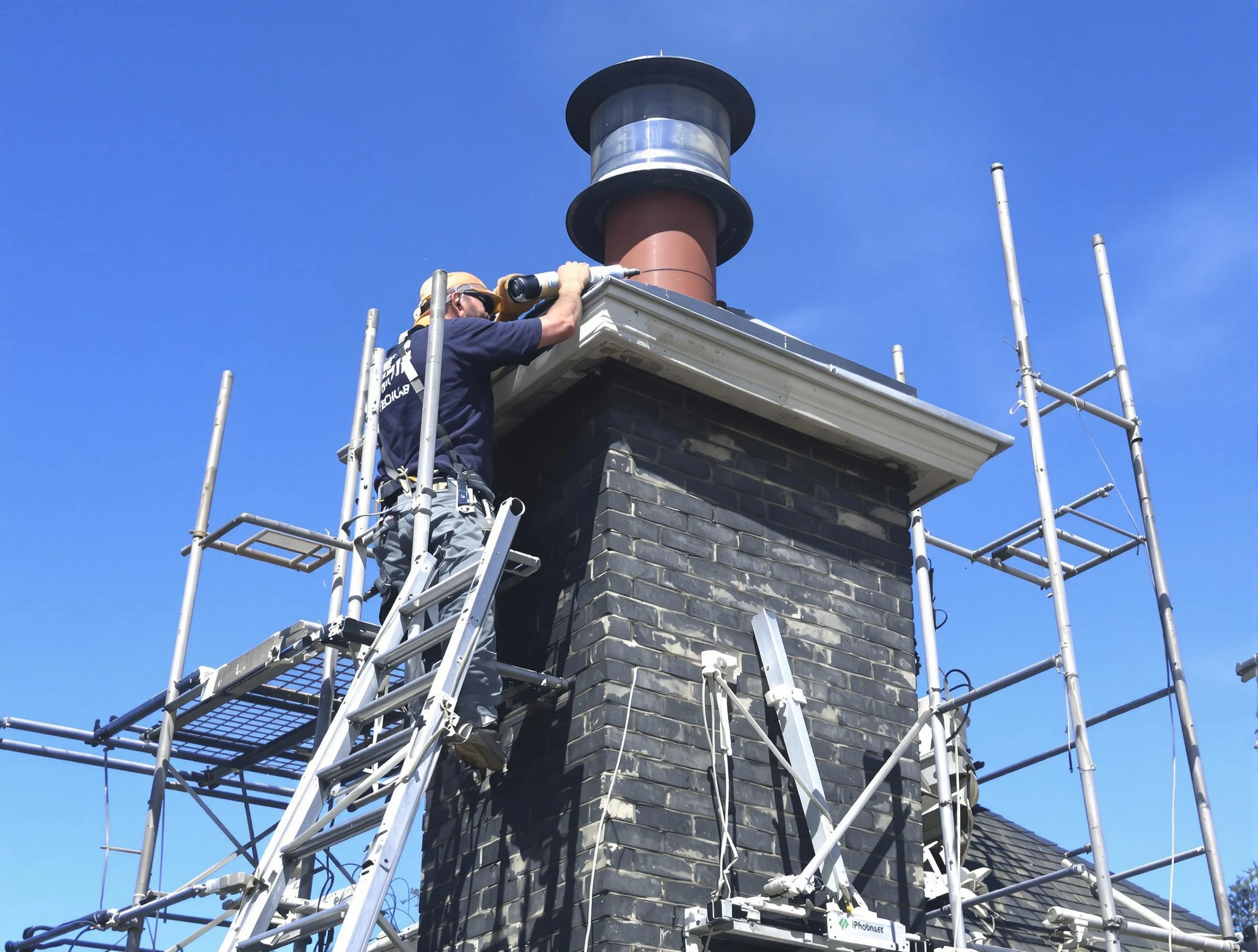 Sturdy chimney crown finished by Adamsville Chimney Sweep in Adamsville, AL
