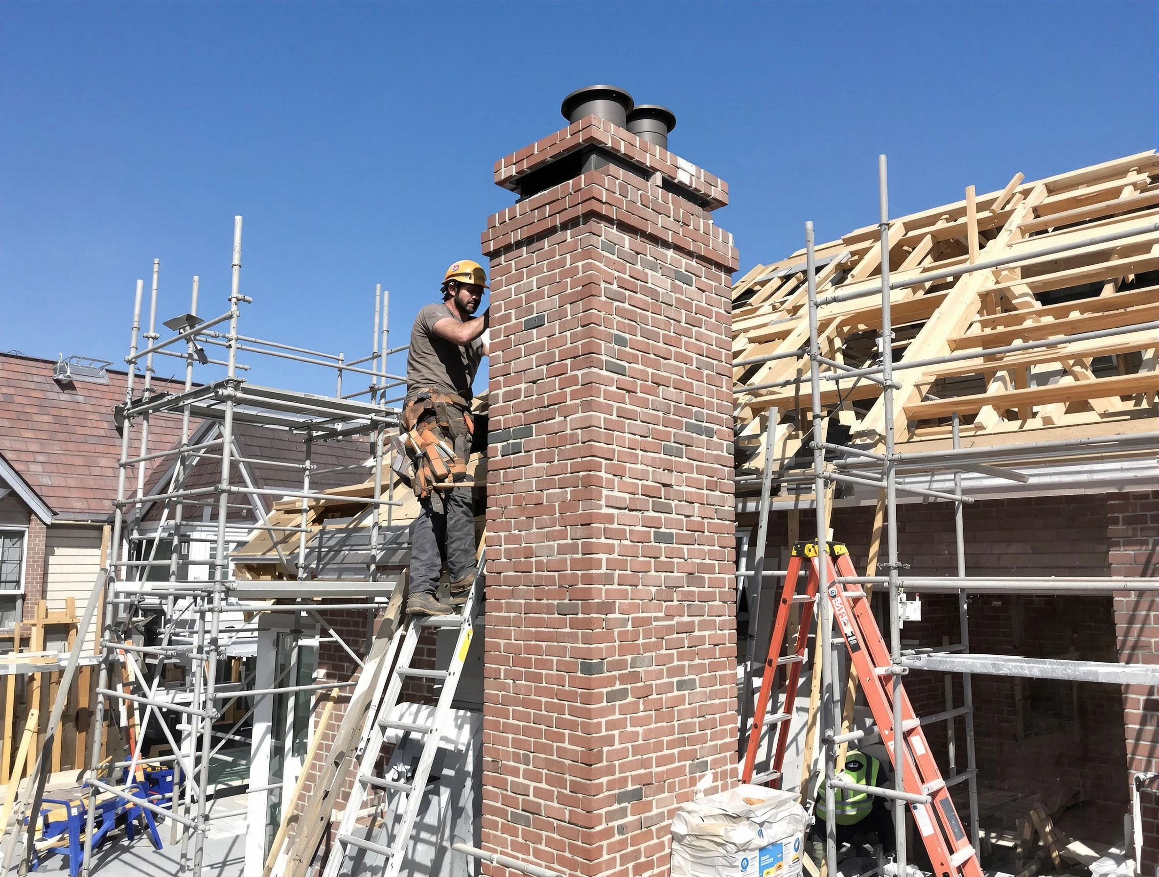 New chimney installation completed by Adamsville Chimney Sweep in Adamsville, AL